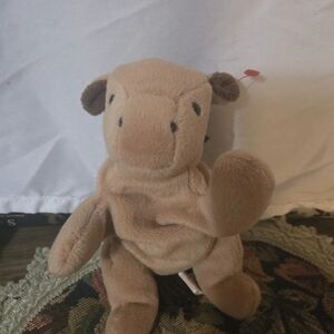 Adorable Tan Plush Toy 'Derby' Beanie Baby Horse
